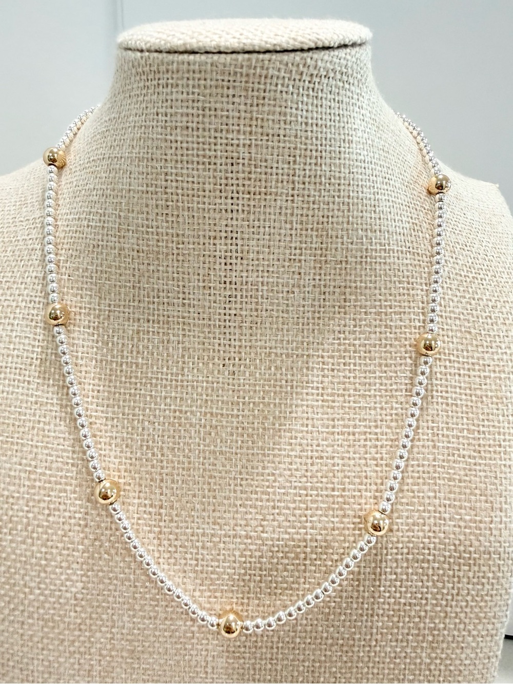 Lauren Ralph Lauren Station Beaded 16" Collar Necklace